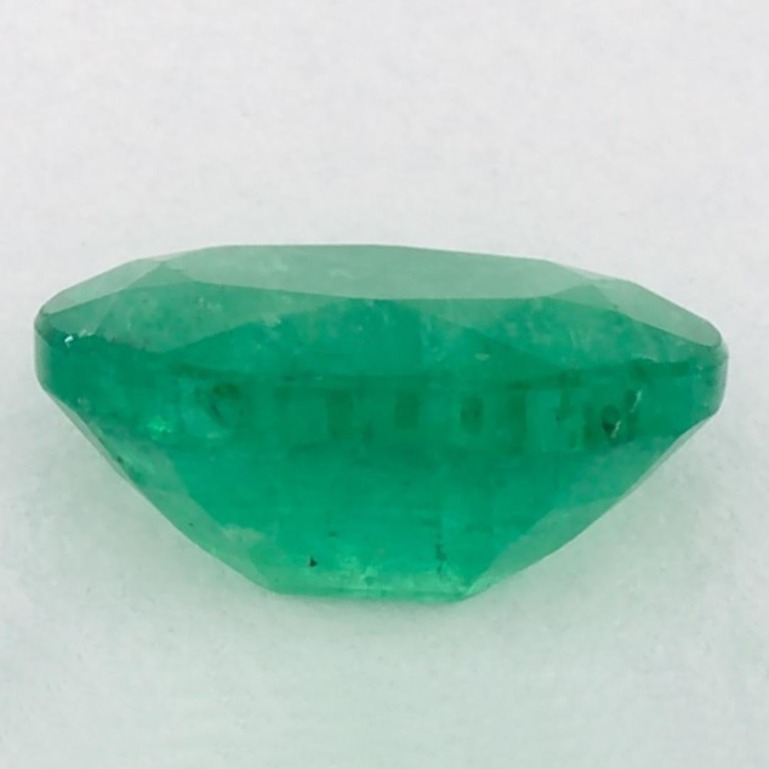 1.18 Karat Smaragd Oval Loser Edelstein im Zustand „Neu“ im Angebot in Fort Lee, NJ