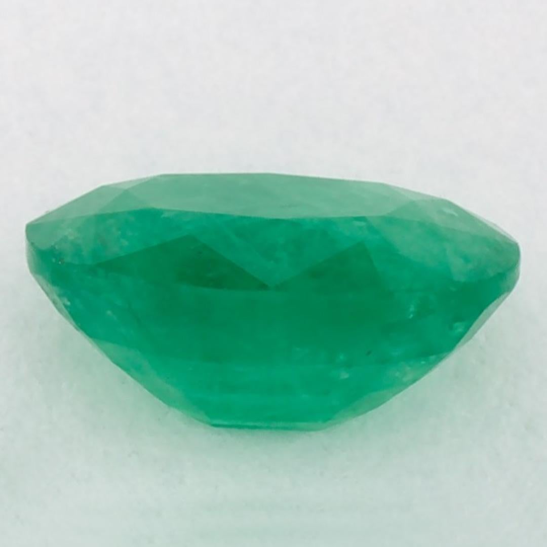 1.18 Karat Smaragd Oval Loser Edelstein im Zustand „Neu“ im Angebot in Fort Lee, NJ