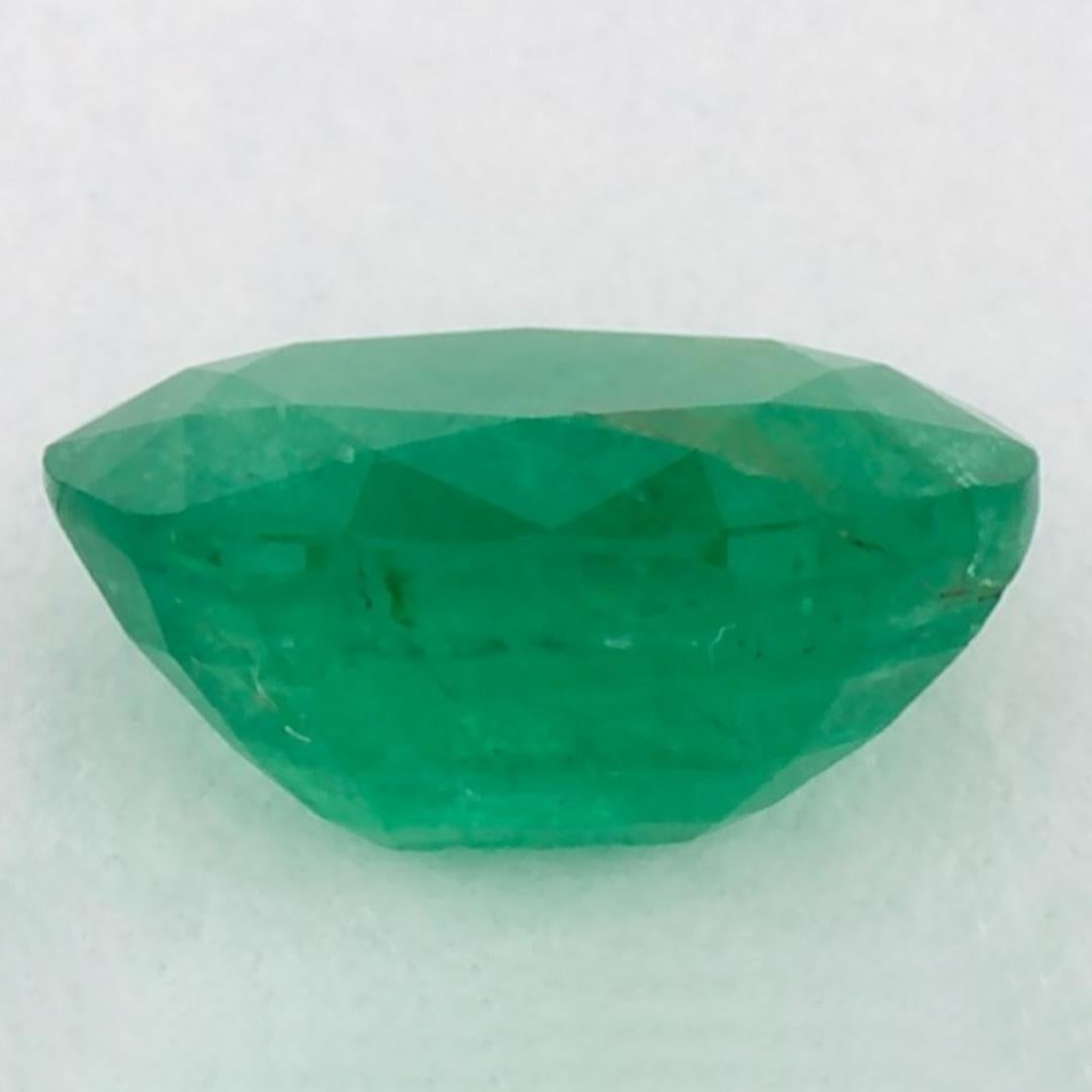1.18 Karat Smaragd Oval Loser Edelstein im Zustand „Neu“ im Angebot in Fort Lee, NJ