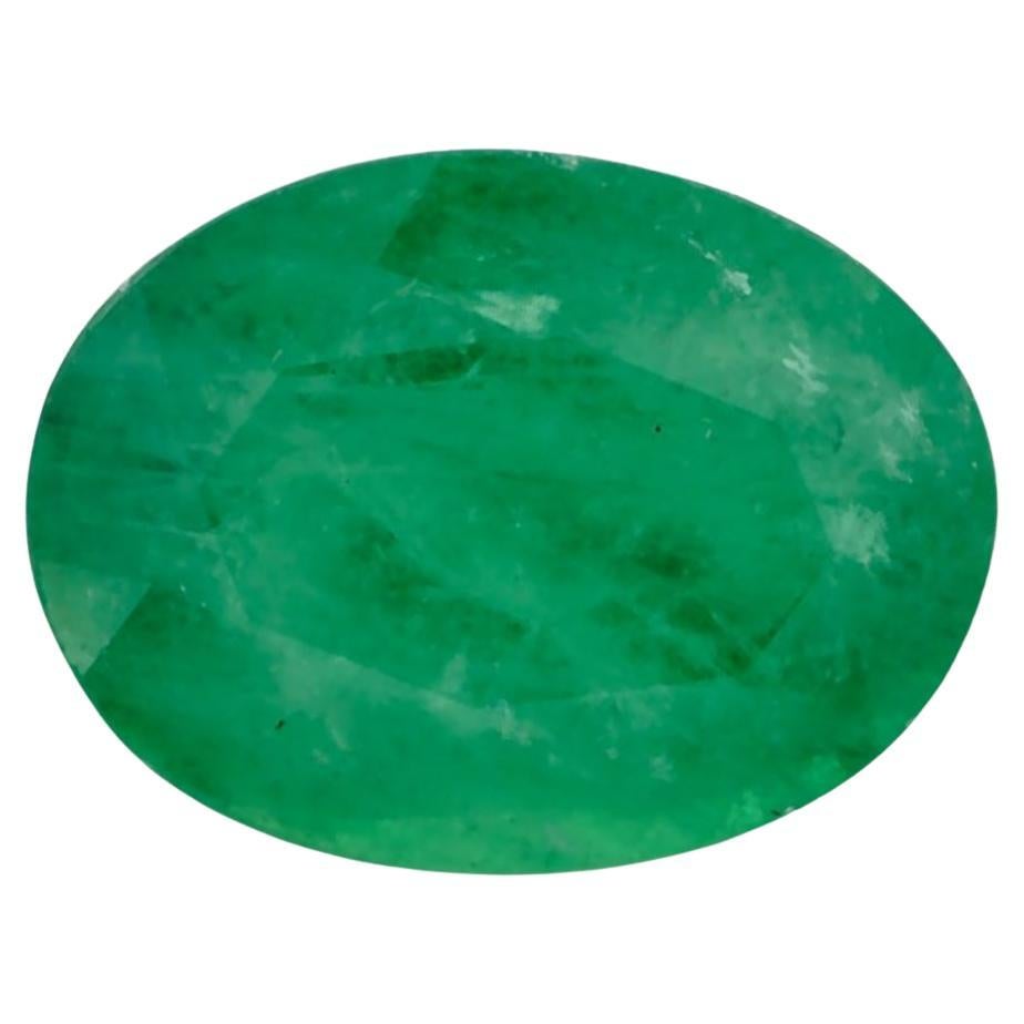 1.18 Ct Emerald Oval Loose Gemstone
