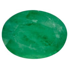 1.18 Karat Smaragd Oval Loser Edelstein