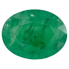 1.18 Karat Smaragd Oval Loser Edelstein