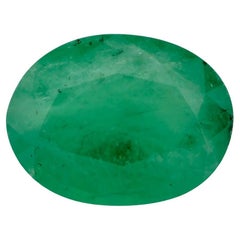 1.18 Karat Smaragd Oval Loser Edelstein