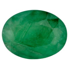 1.18 Karat Smaragd Oval Loser Edelstein