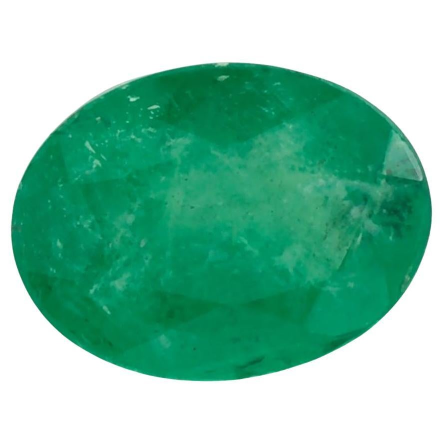 1.18 Ct Emerald Oval Loose Gemstone (pierre précieuse en vrac)