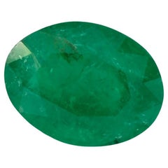 1.18 Karat Smaragd Oval Loser Edelstein
