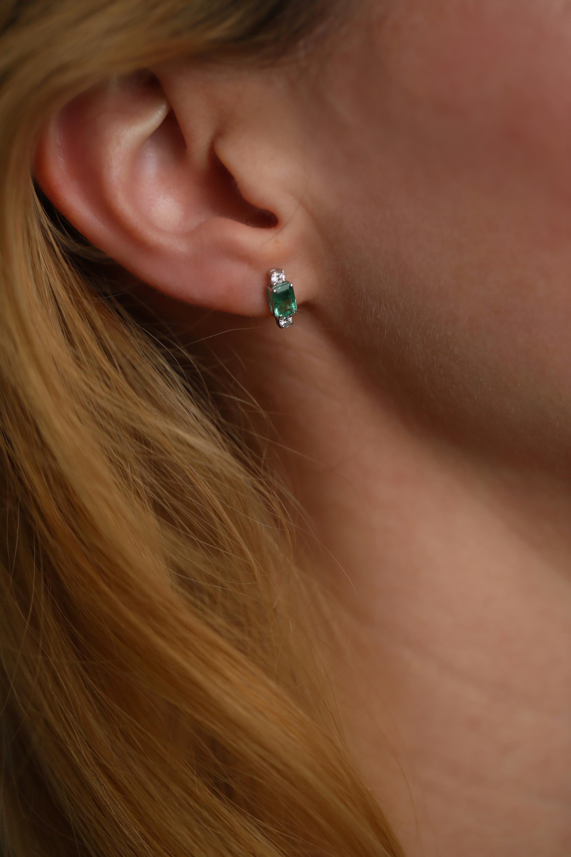 big round diamond earrings