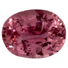 1.18 Ct Pink Sapphire Oval Loose Gemstone