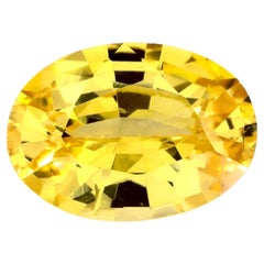 1.18 carati di zaffiro giallo ovale sfuso