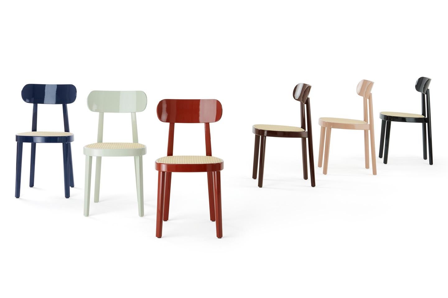 German Customizable 118 Wooden Chair by Sebastian Herkner For Sale