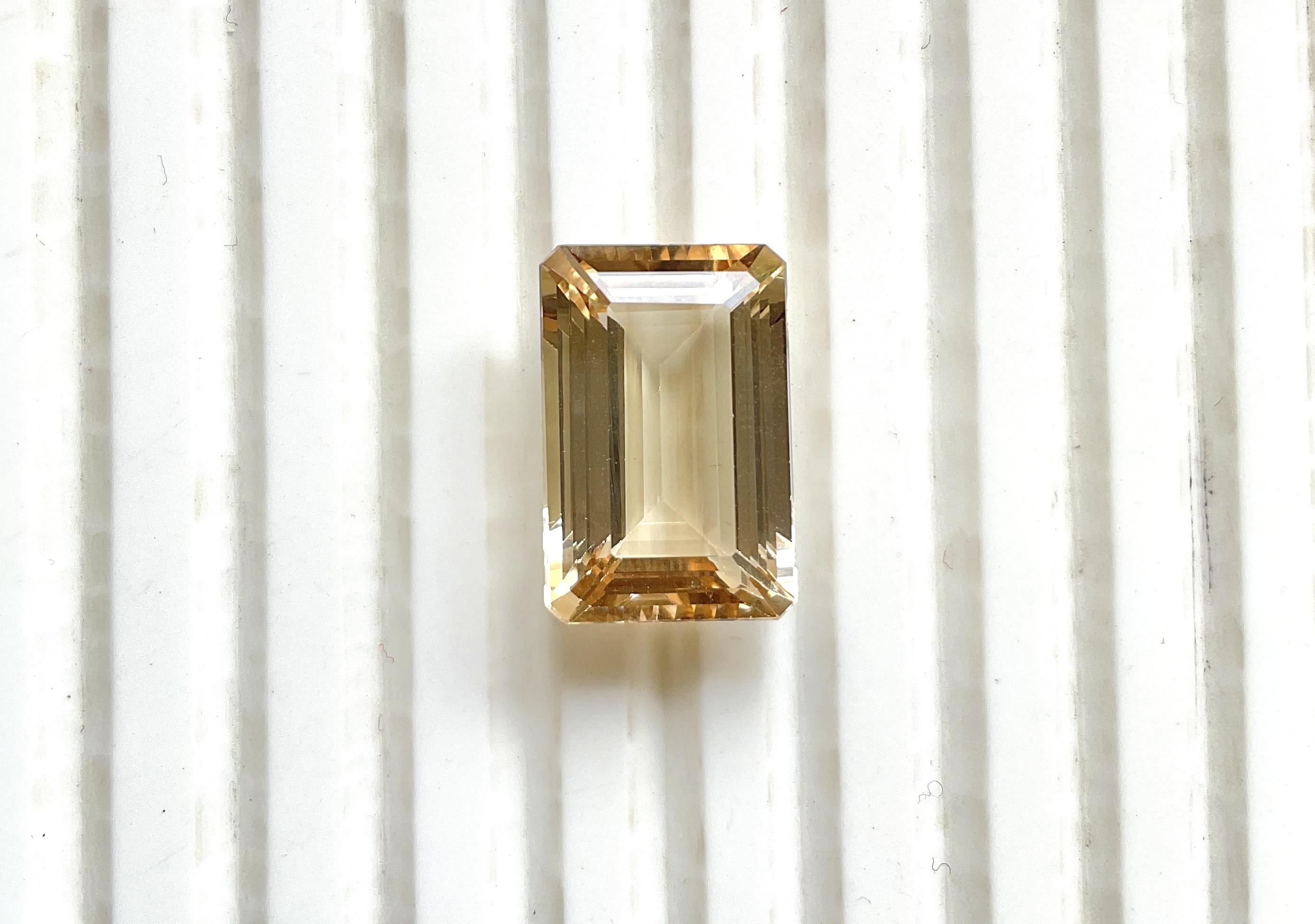 11.84 Carats Peach Tourmaline Octagon Faceted Top Quality Cut stone Natural Gem Neuf - En vente à Jaipur, RJ