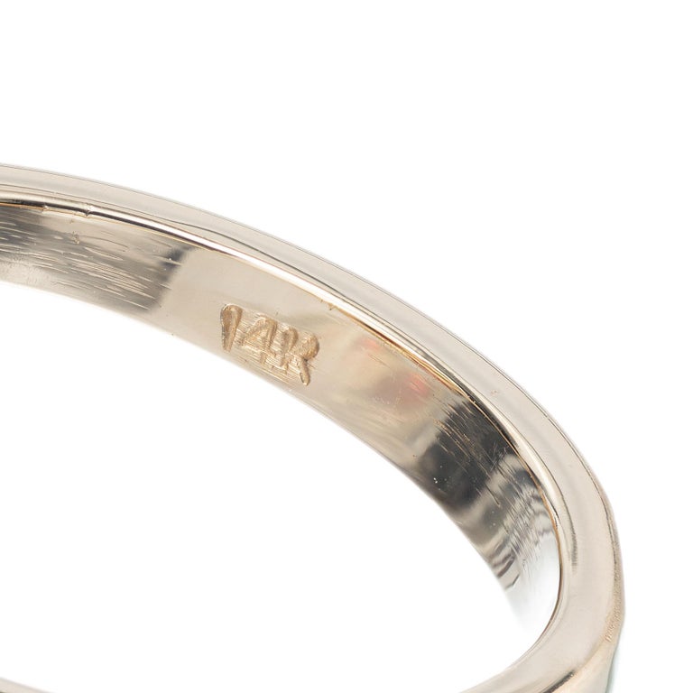 11.85 Carat Emerald Cut Garnet Diamond Yellow Gold Three-Stone Ring at ...