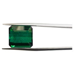 11.86 Carat Green Tourmaline Octagon Cut for Fine Jewellery