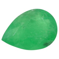 1.18ct Emeraude verte poire de Colombie