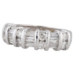 1.18ctw Diamond 14k White Gold Ring Size 7.75