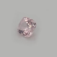 1.19 Carat Cushion Shape Light Pink Natural Sapphire GIA Certified Unheated