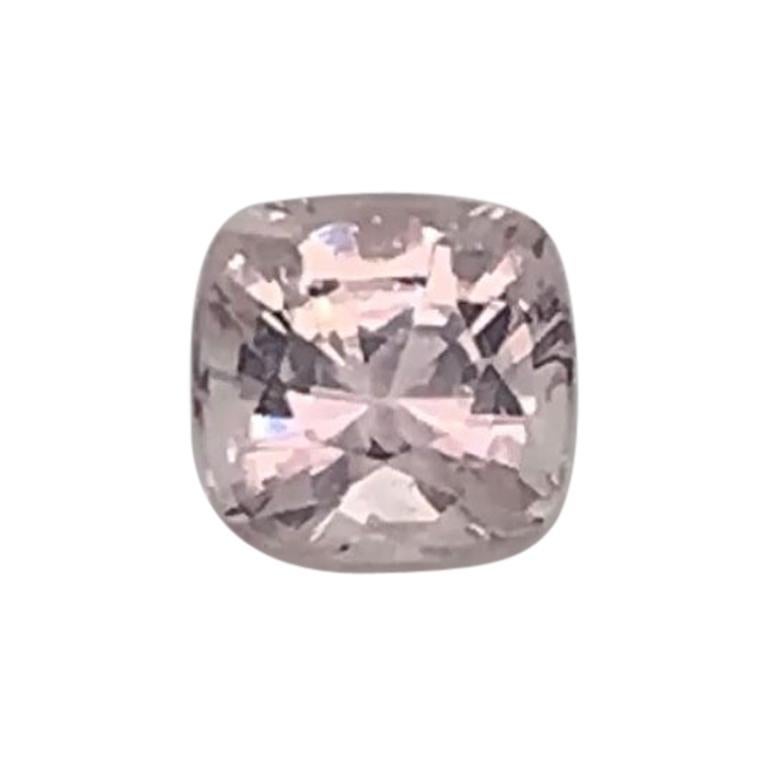 1.19 Carat Cushion Shape Light Pink Natural Sapphire GIA Certified Unheated