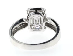 1.19 Carat Illusion Setting Diamonds Ring in 18K White Gold