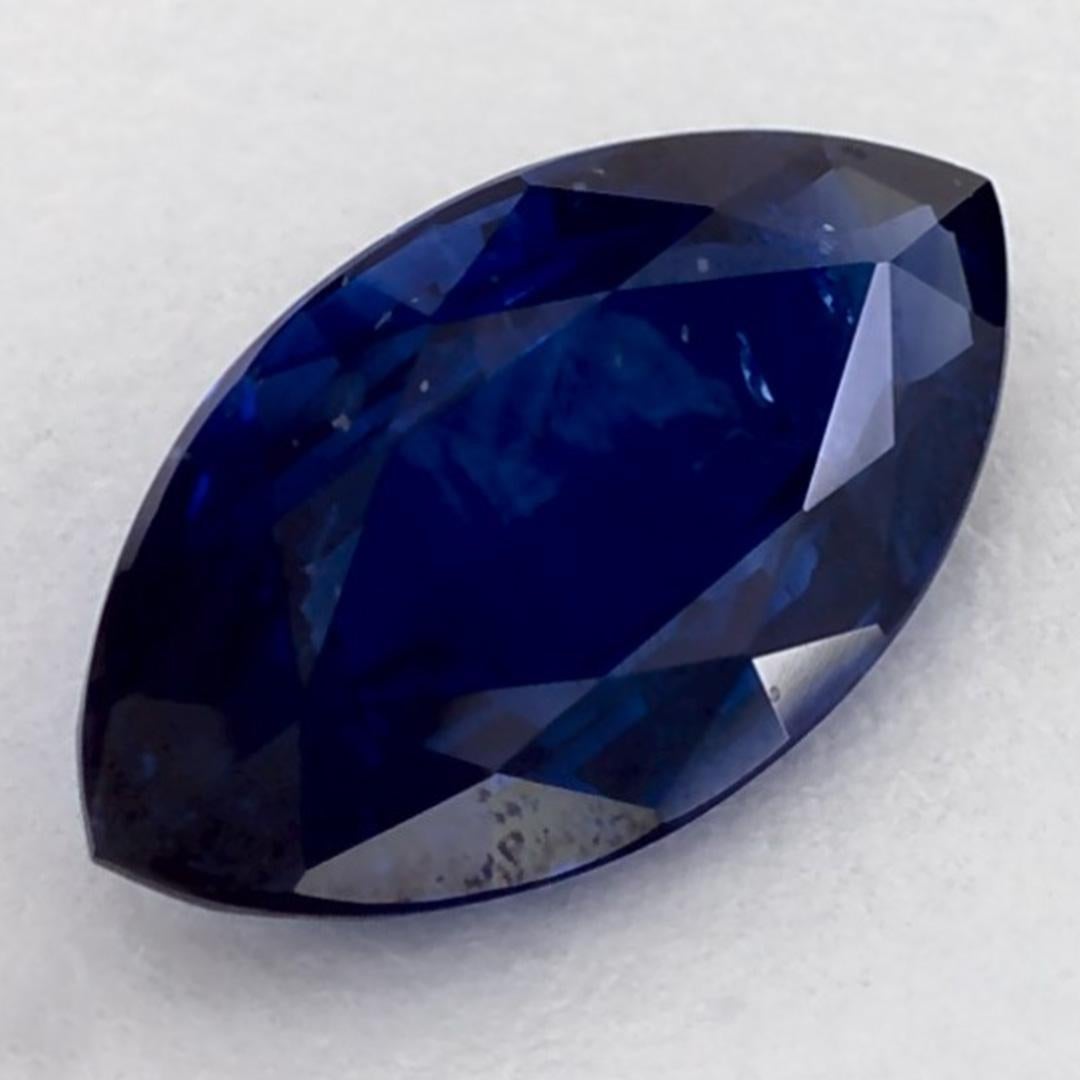 Marquise Cut 1.19 Ct Blue Sapphire Marquise Loose Gemstone