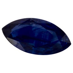 1.19 Karat Blauer Saphir Marquise Loser Edelstein