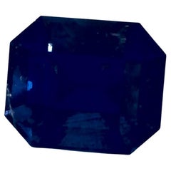 1.19 Ct Zaffiro blu taglio ottagono Gemma sfusa