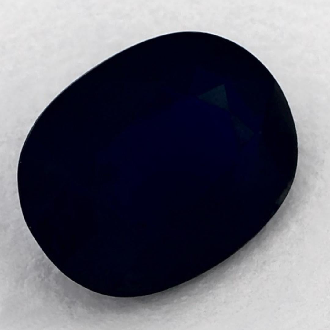 1.19 carati di zaffiro blu ovale sfuso In condizioni Nuovo in vendita a Fort Lee, NJ