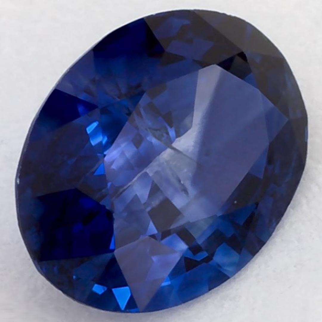 1.19 Karat Blauer Saphir Oval Loser Edelstein im Zustand „Neu“ im Angebot in Fort Lee, NJ