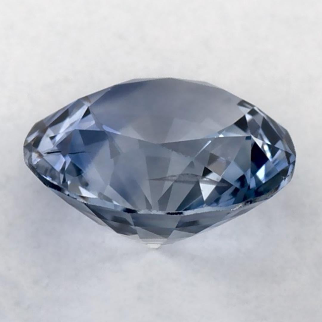 1.19 carati di zaffiro blu rotondo sfuso In condizioni Nuovo in vendita a Fort Lee, NJ