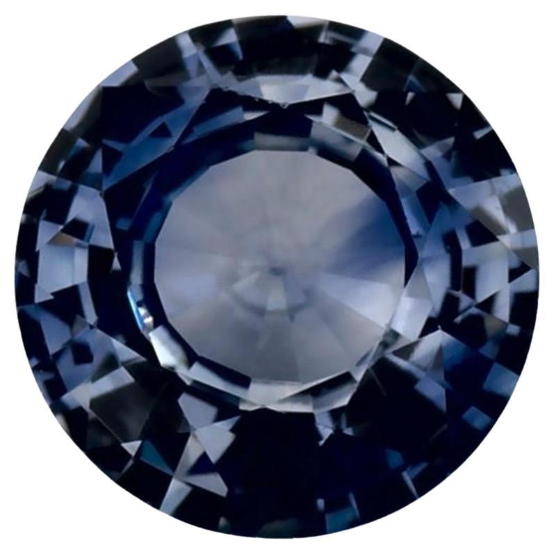 1.19 Ct Blue Sapphire Round Loose Gemstone