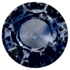 1.19 Ct Blue Sapphire Round Loose Gemstone