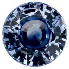 1.19 Ct Blue Sapphire Round Loose Gemstone (pierre précieuse en vrac)