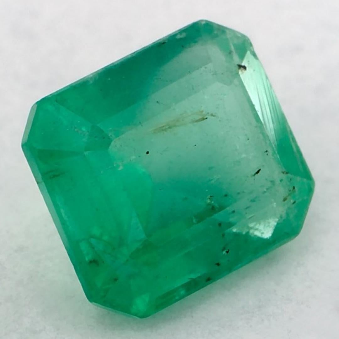 1.19 qt Esmeralda talla octágono Gema suelta Corte octogonal en venta