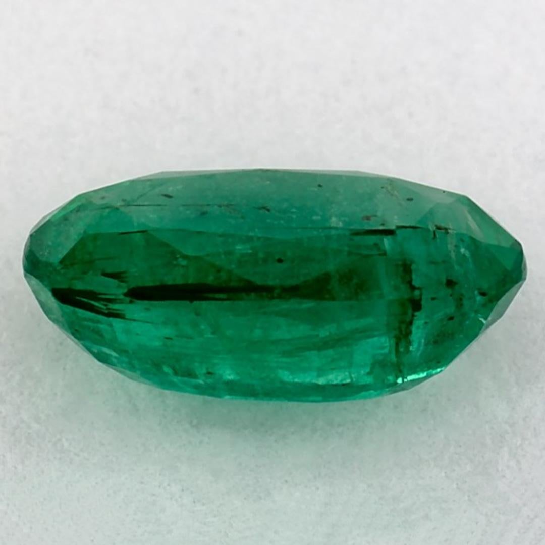 1.19 Ct Emerald Oval Loose Gemstone In condizioni Nuovo in vendita a Fort Lee, NJ