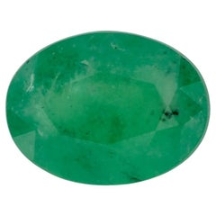 1.19 Karat Smaragd Oval Loser Edelstein
