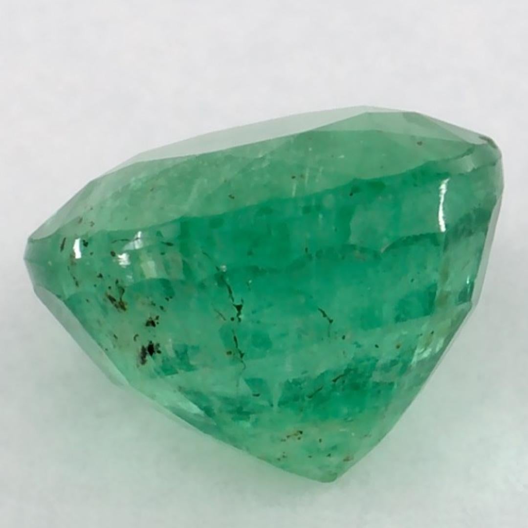 Gema suelta redonda esmeralda de 1.19 ct en Nuevo estado para la venta en Fort Lee, NJ