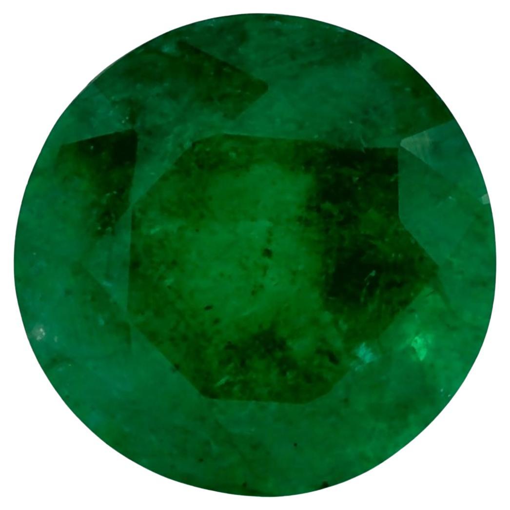 1.19 Ct Emerald Round Loose Gemstone
