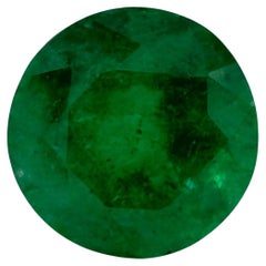 1.19 Ct Emerald Round Loose Gemstone