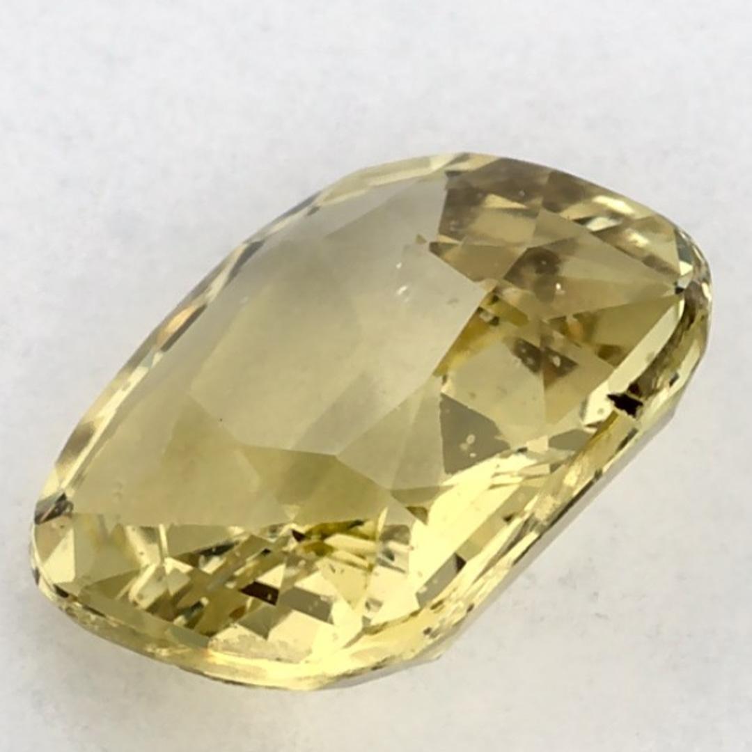 Zafiro verde de 1.19 qt Gema suelta en cojín en venta 3