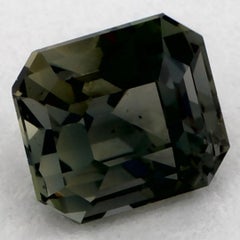 1.19 Karat Grüner Saphir Oktagon Lose Edelstein
