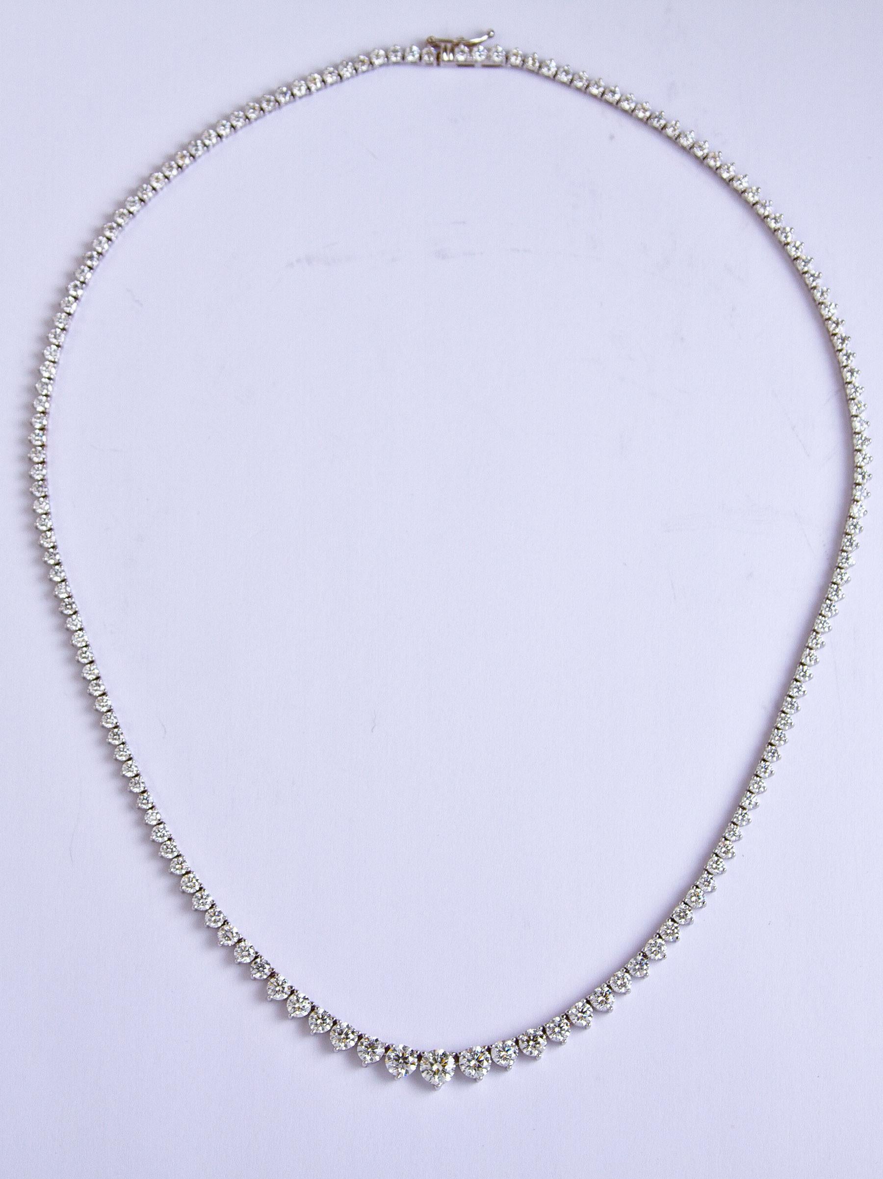 floating diamond choker necklace