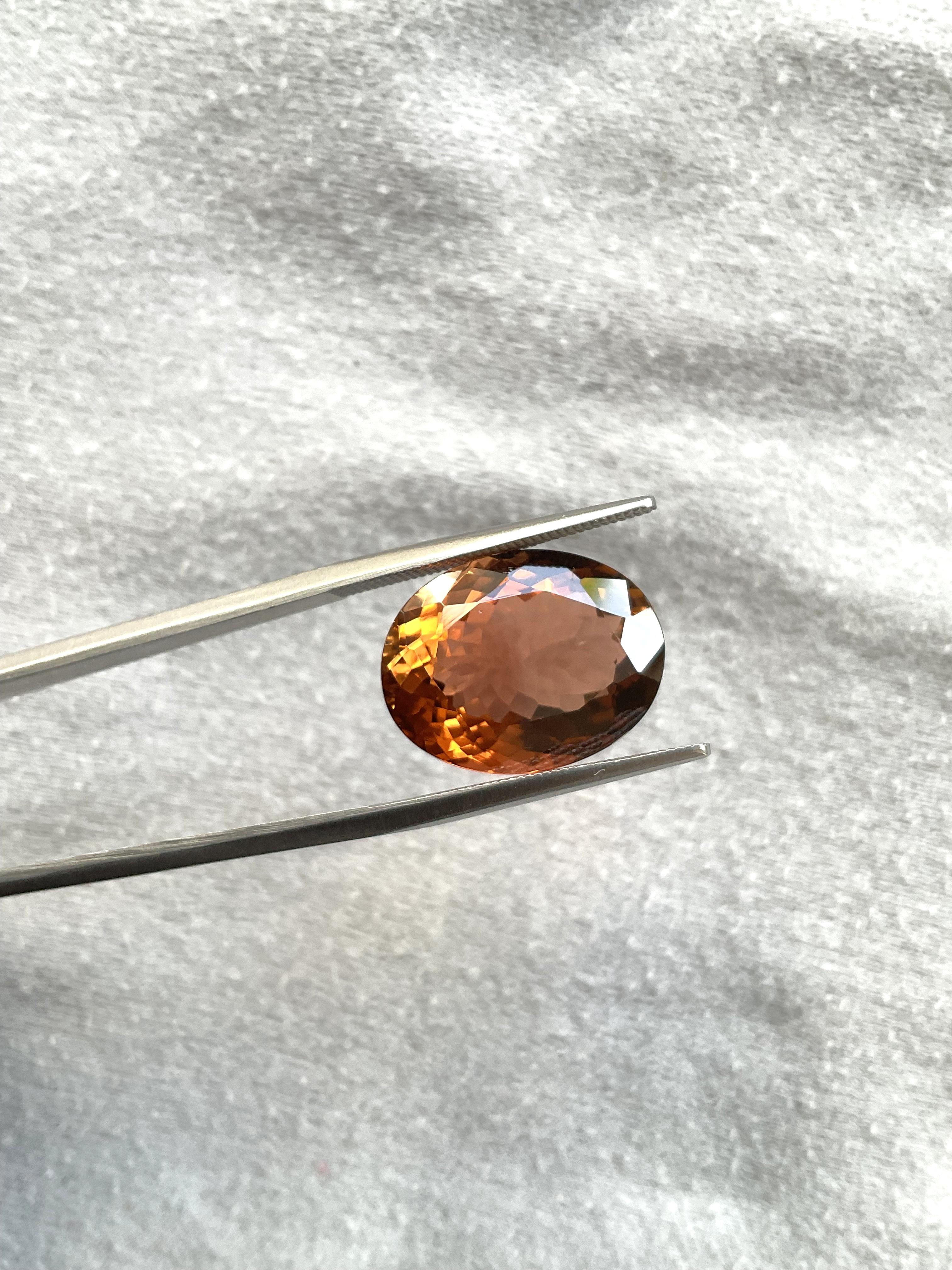 natural brown gemstone