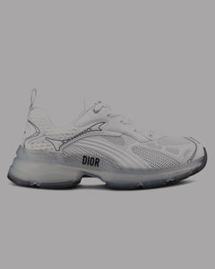 1190 $ Dior - Vibe White Technical Fabric, Mesh and Rubber Low Top Sneakers 39.5