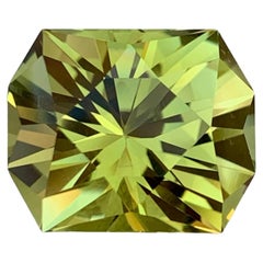 11.95 Carat Natural Loose Lemon Color Citrine Fancy Cut Brazilian Gemstone