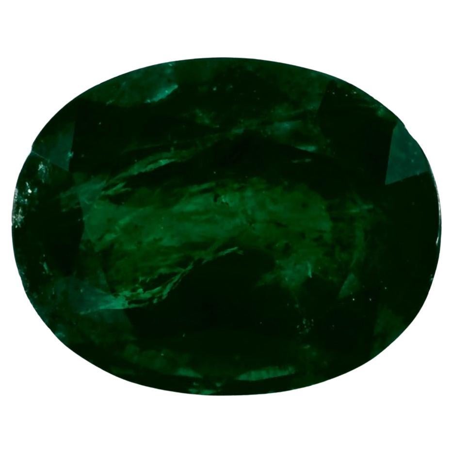 11.95 Ct Emerald Oval Loose Gemstone For Sale