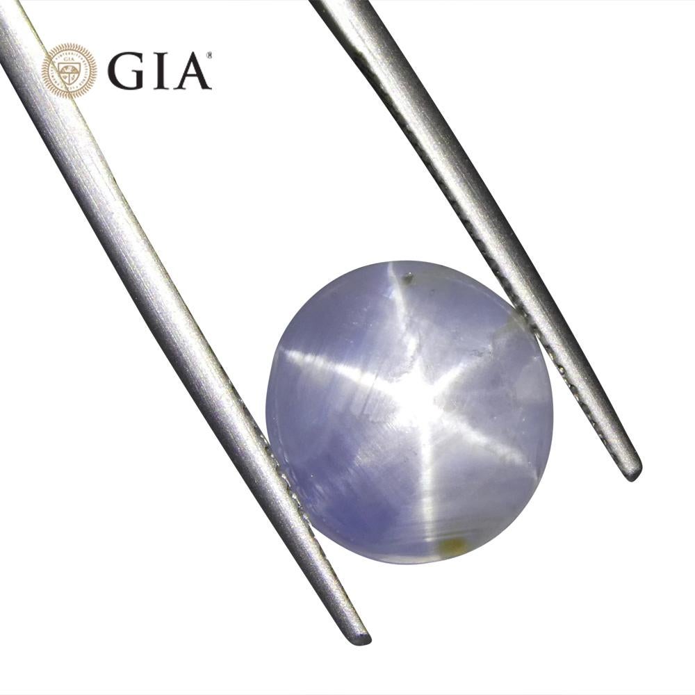 Oval Cut 11.99ct Oval Cabochon Blue Star Sapphire GIA Certified    For Sale