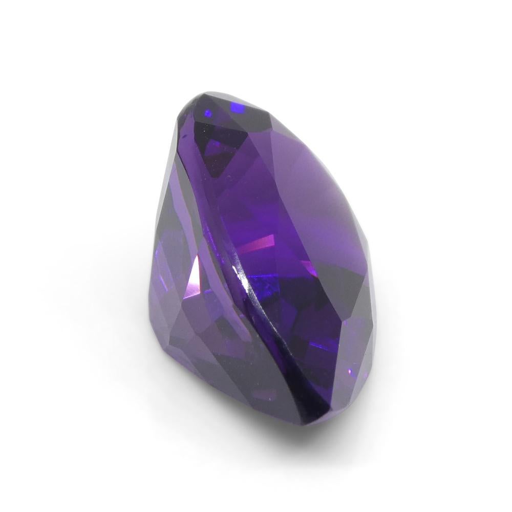 11.99ct Pear Purple Amethyst from Uruguay For Sale 5