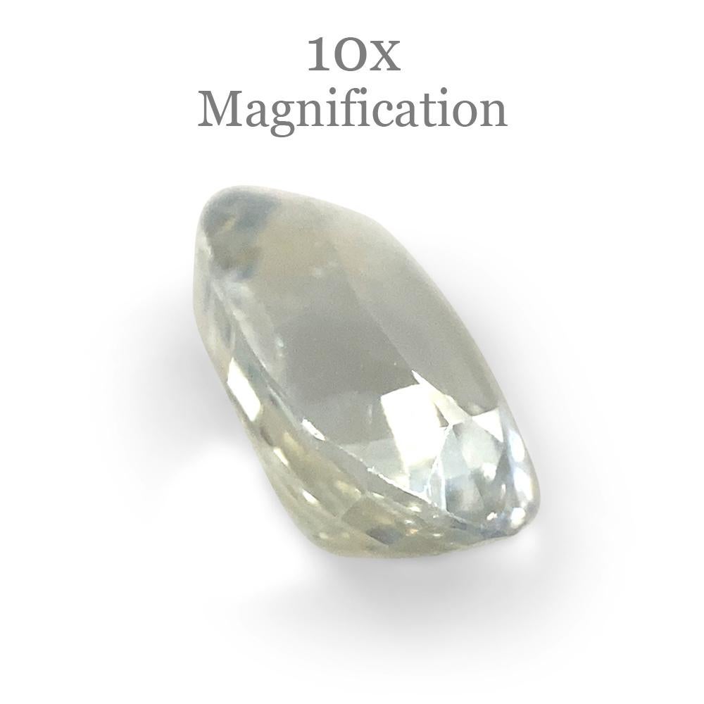 Brilliant Cut 1.19ct Oval Pastel Yellow Sapphire from Sri Lanka Unheated For Sale