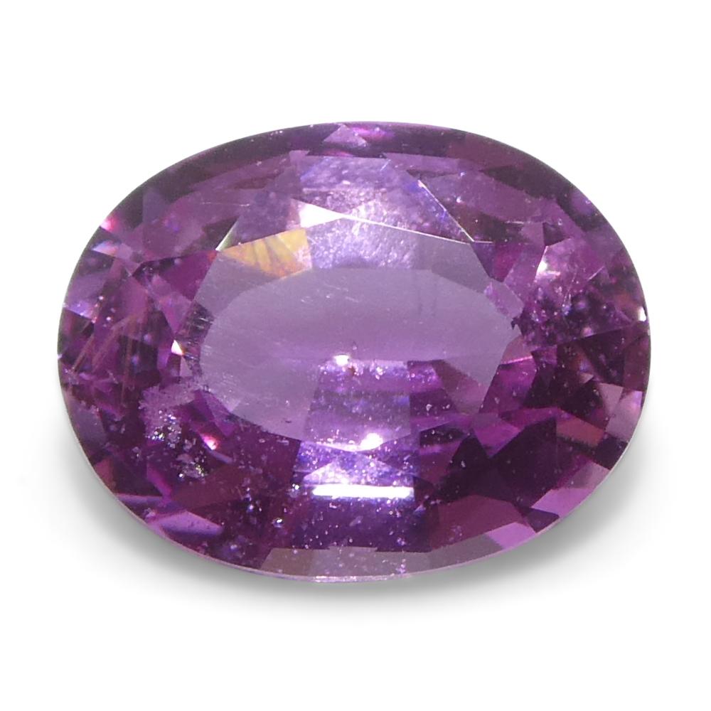 Zaffiro rosa ovale da 1,19ct del Madgascar in vendita 5