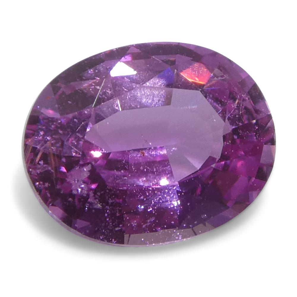Zaffiro rosa ovale da 1,19ct del Madgascar in vendita 1