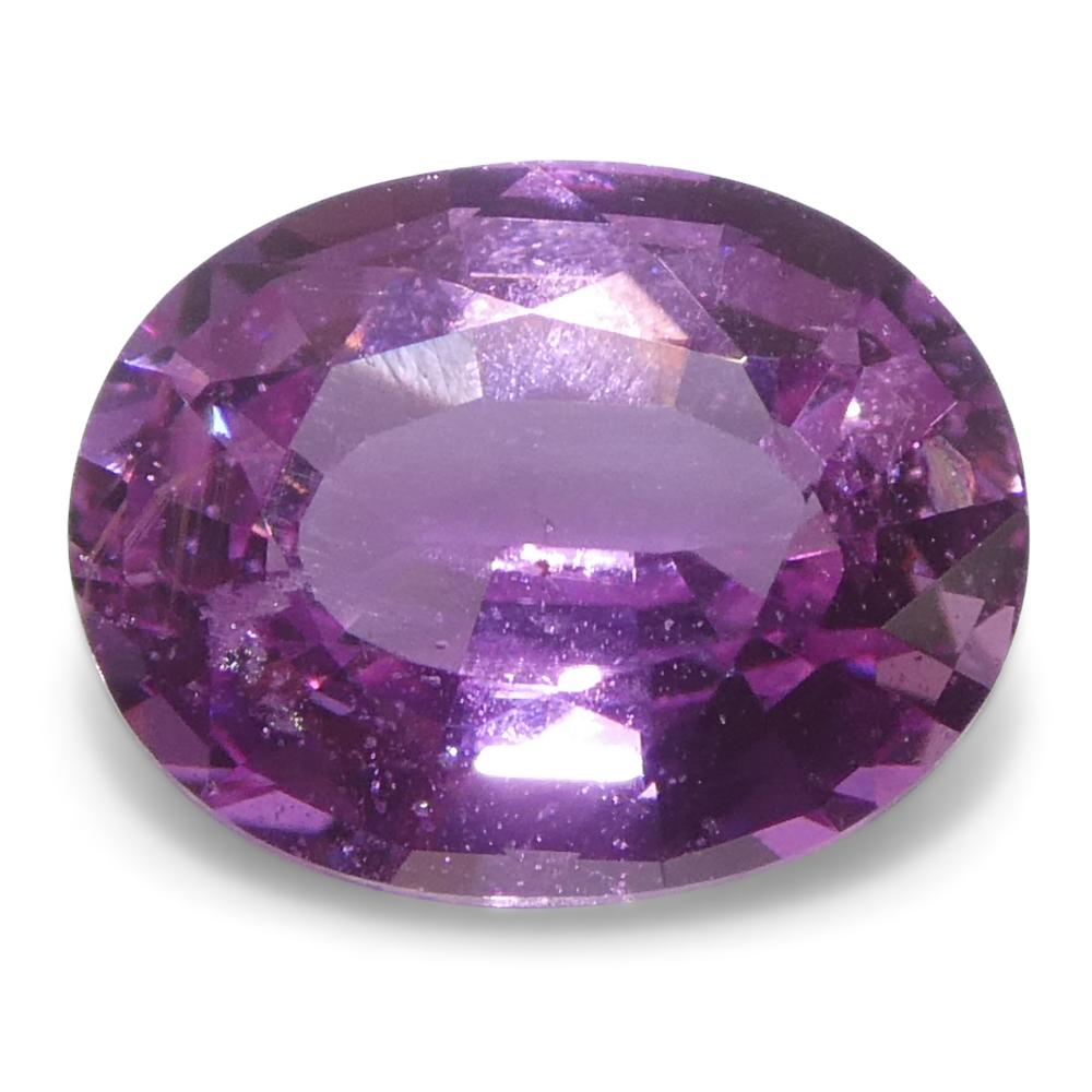 Zaffiro rosa ovale da 1,19ct del Madgascar in vendita 2